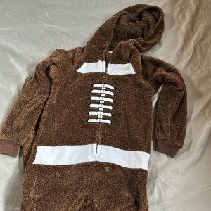 Boys Football Pajama Onesie